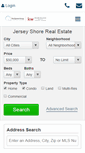 Mobile Screenshot of jerseyshorerealestatesearch.com